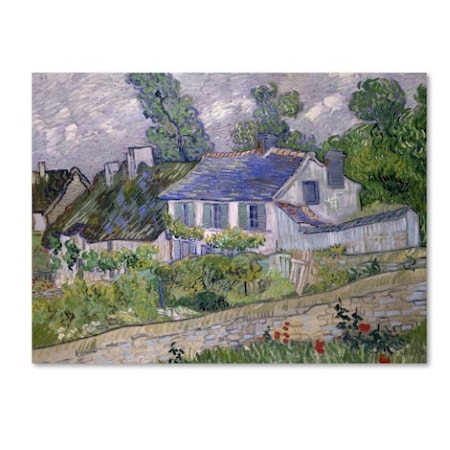 Van Gogh 'Houses At Auvers' Canvas Art,35x47